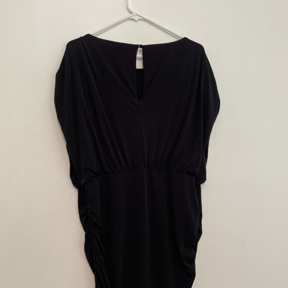 TORRID 2 Plus Size Mini Studio Knit Ruched Dress Black Blouson Sheath Sexy Party - Picture 13 of 15